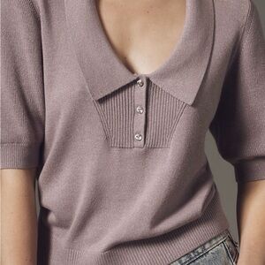 Maeve Lavender Knit Top